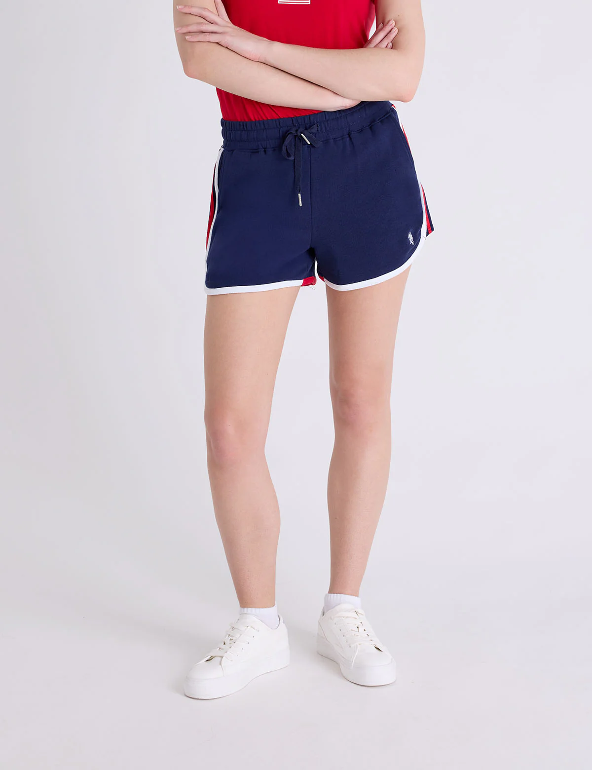 DRAWSTRING DOLPHIN HEM SHORTS - Image 7
