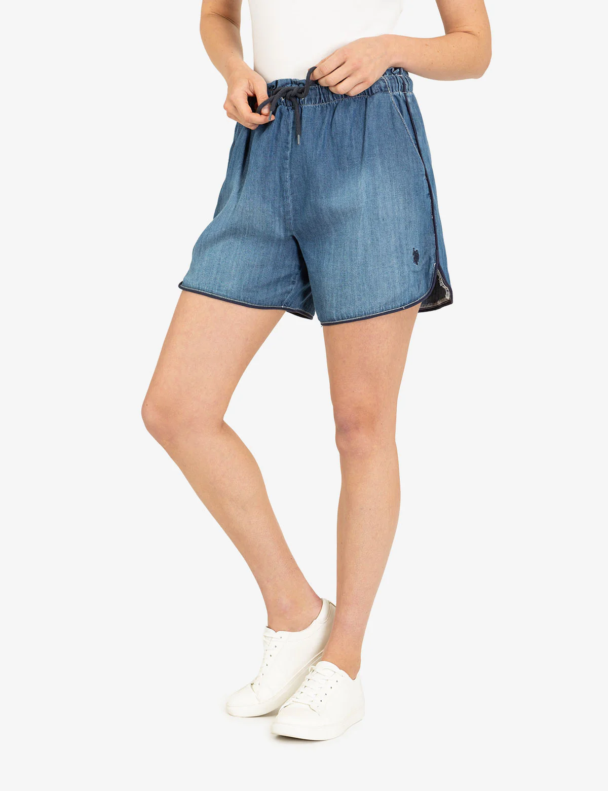 DRAWSTRING PIPED SHORT - Image 4
