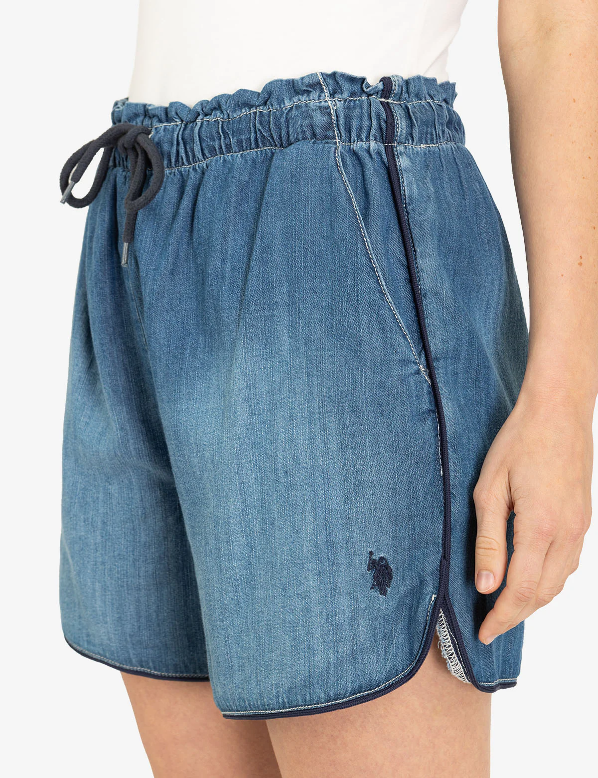 DRAWSTRING PIPED SHORT - Image 7