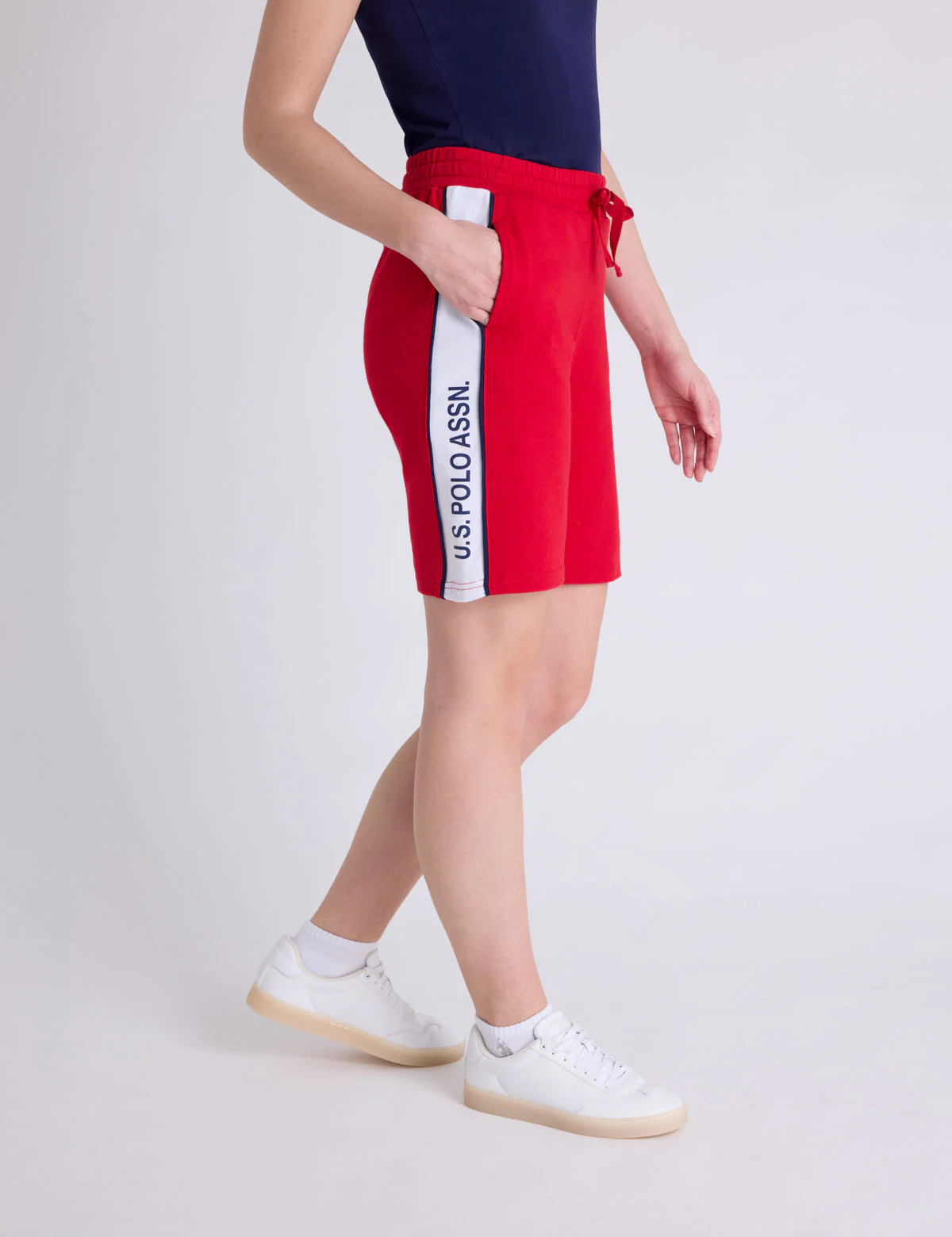 DRAWSTRING SIDE STRIPE BERMUDA SHORTS - Image 6