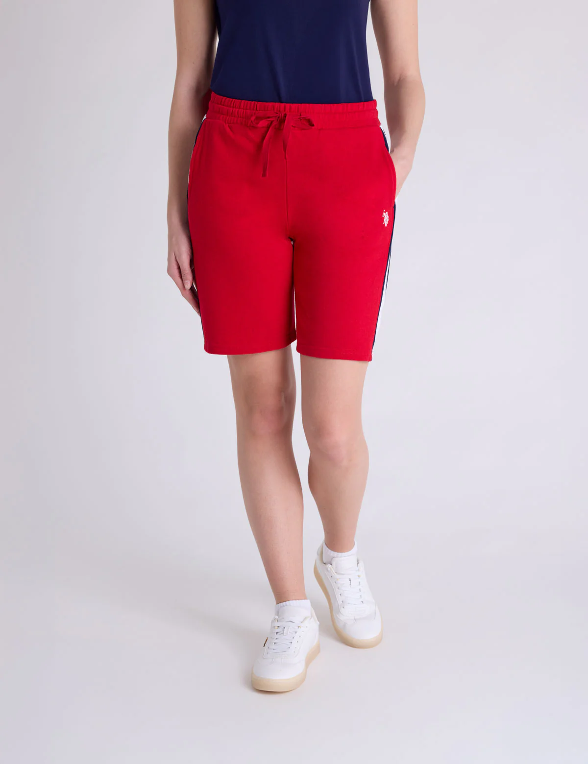DRAWSTRING SIDE STRIPE BERMUDA SHORTS - Image 7