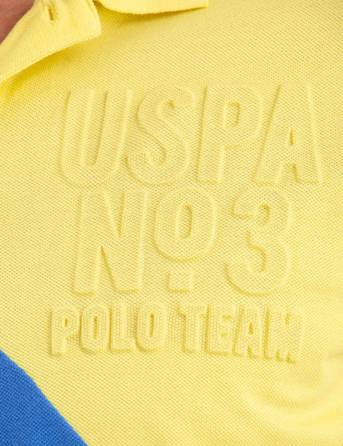 EMBOSSED LOGO DIAGONAL STRIPE POLO SHIRT - Image 2