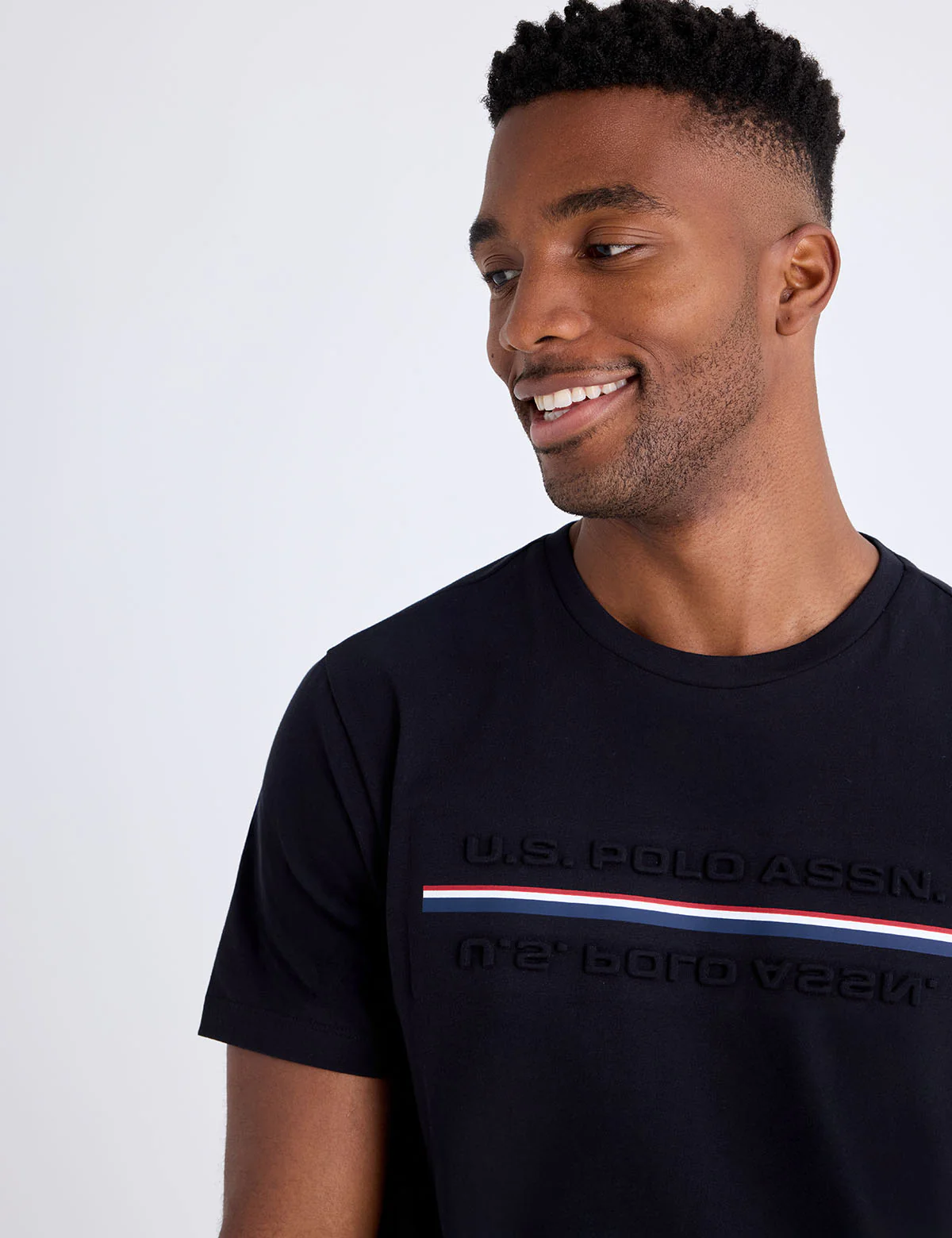 EMBOSSED SIGNATURE STRIPE JERSEY T-SHIRT - Image 5
