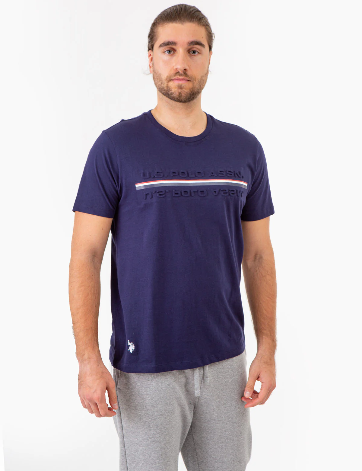 EMBOSSED SIGNATURE STRIPE JERSEY T-SHIRT - Image 9