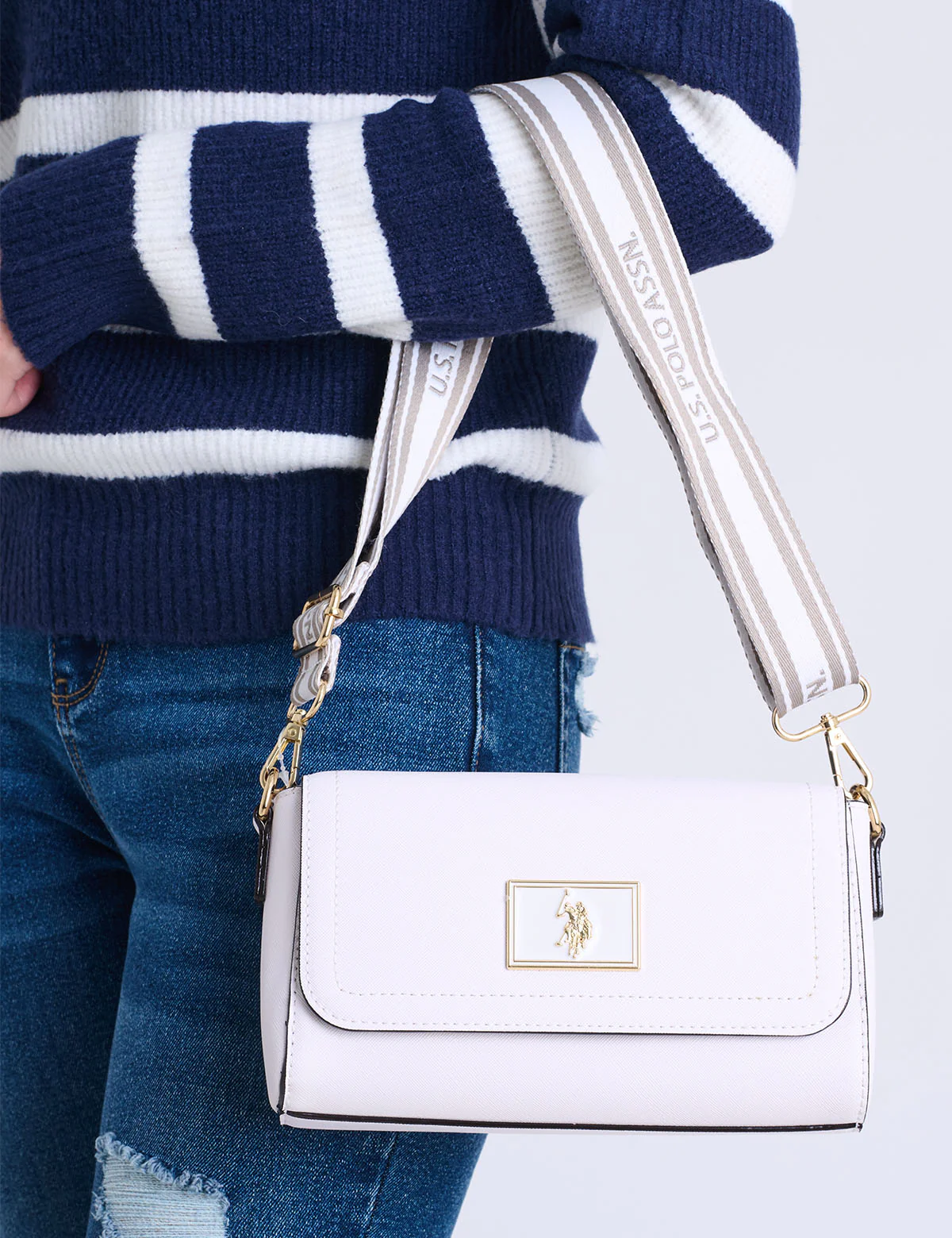 ENAMEL CROSSBODY BAG