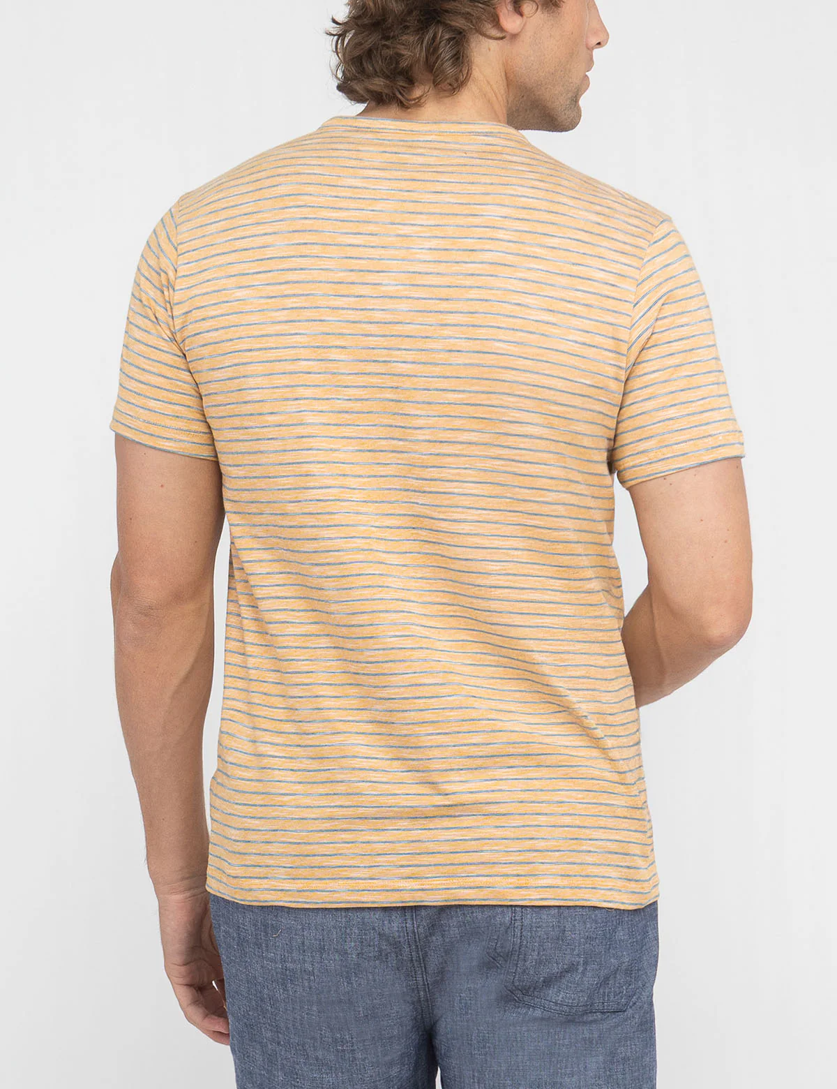 END ON END STRIPE SLUB JERSEY T-SHIRT - Image 12