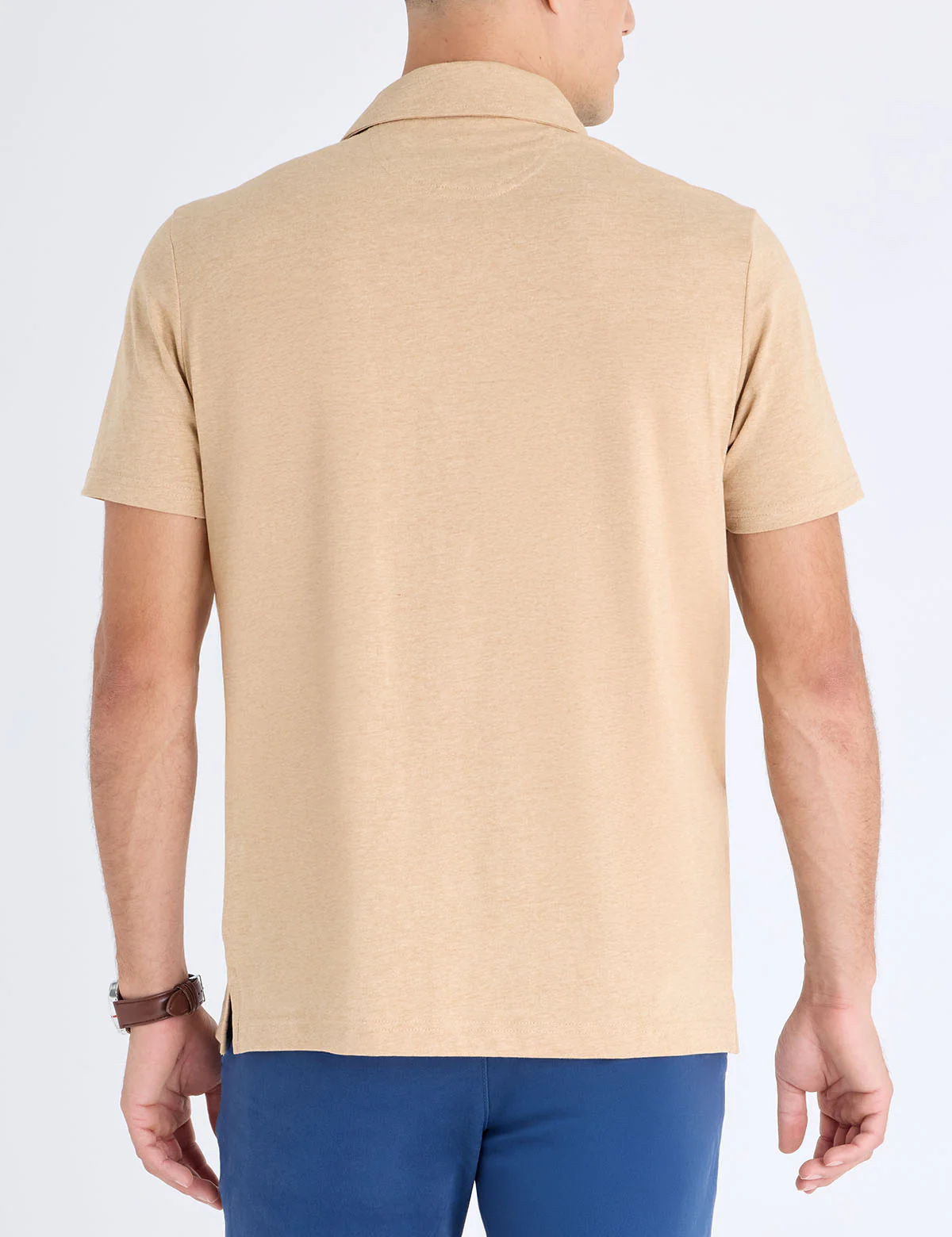 ENGINEERED PRINTED STRIPE JERSEY POLO SHIRT - Image 4