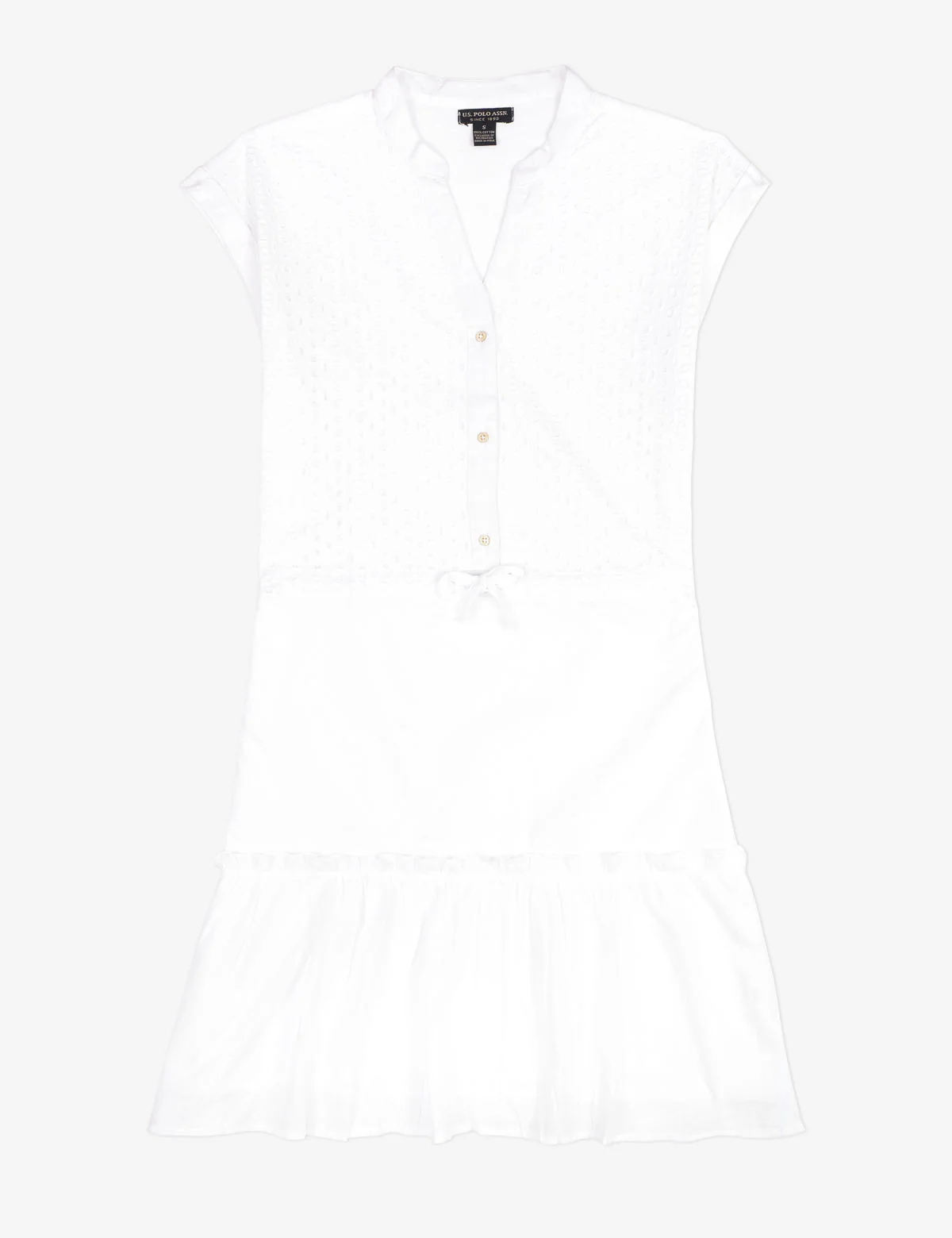EYELET POPLIN DRESSS