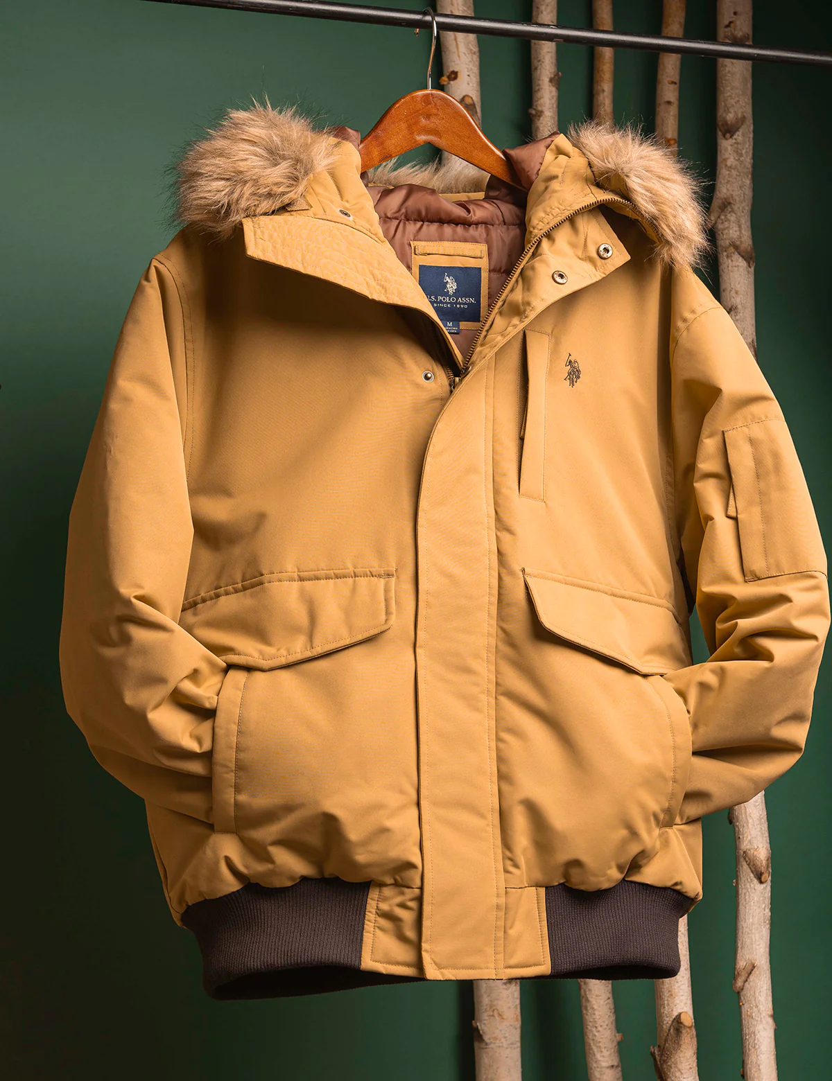 FAUX FUR HOODED SNORKEL JACKET - Image 12