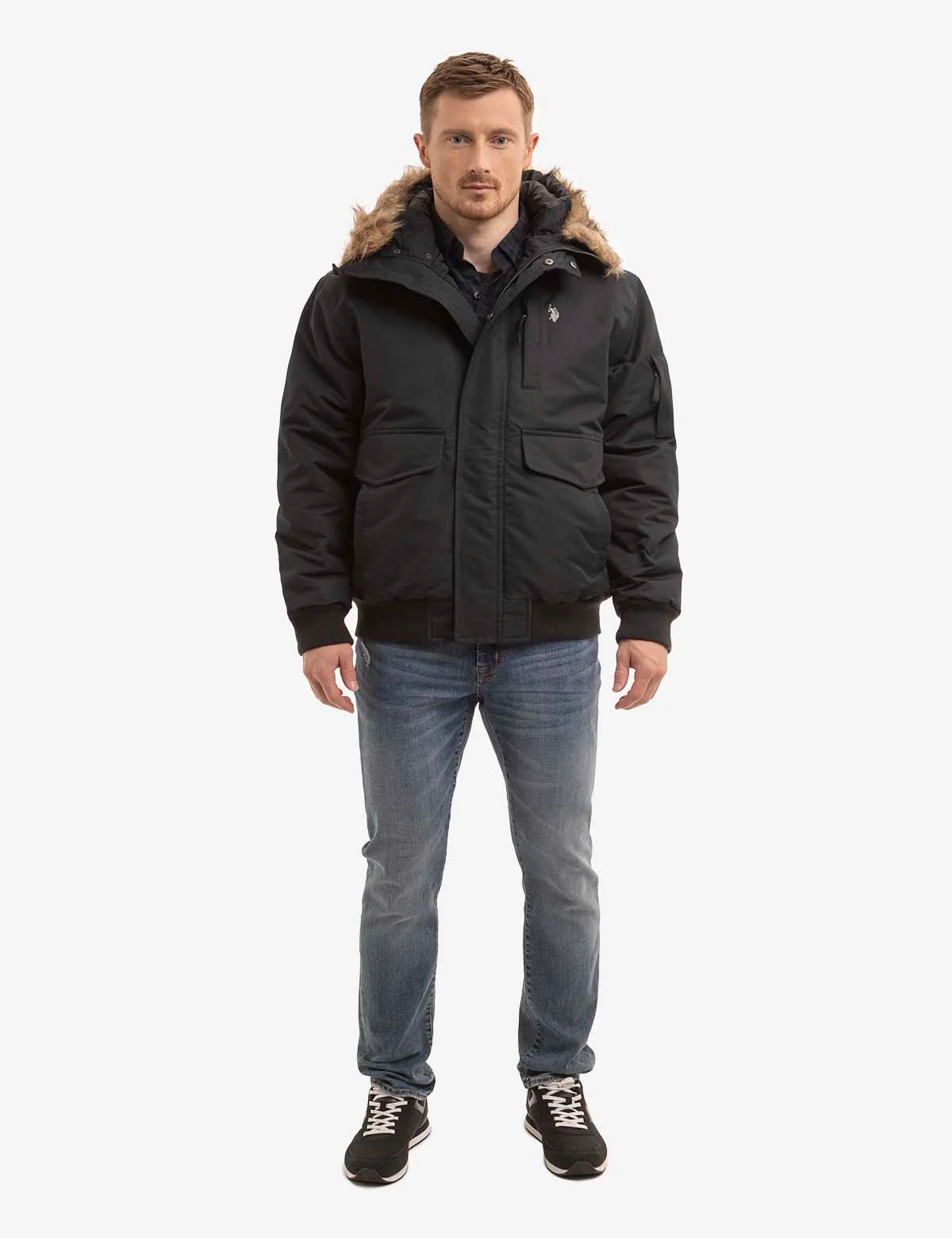 FAUX FUR HOODED SNORKEL JACKET - Image 2
