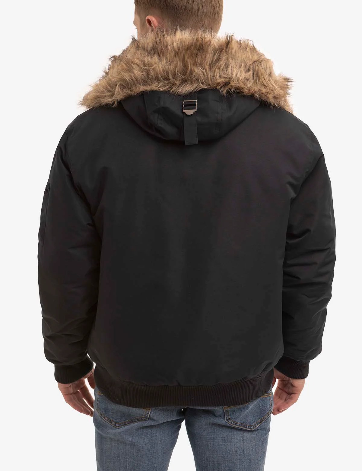 FAUX FUR HOODED SNORKEL JACKET - Image 4