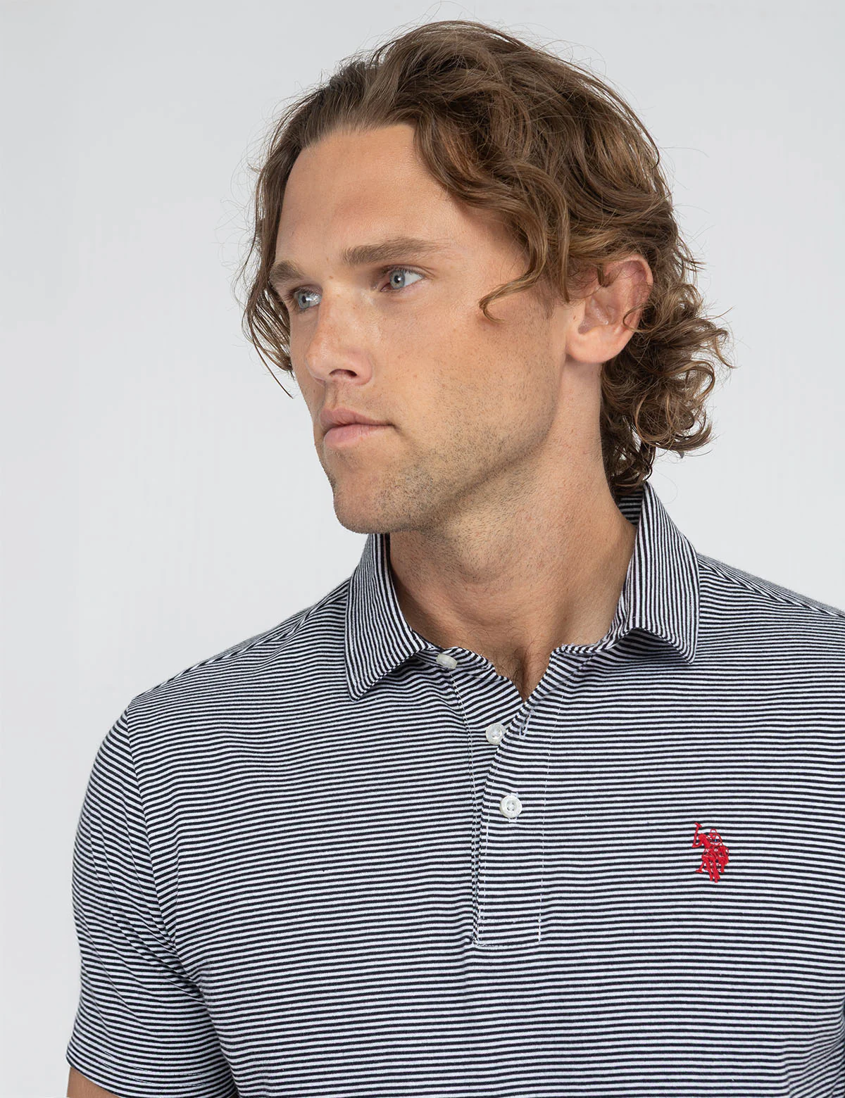 FEEDER STRIPE JERSEY POLO SHIRT - Image 2