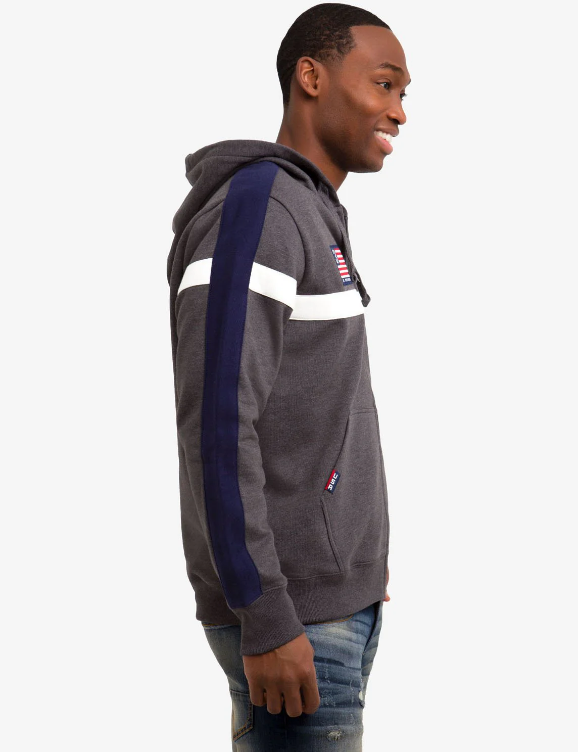 FLAG CHEST STRIPE SWEATSHIRT - Image 3