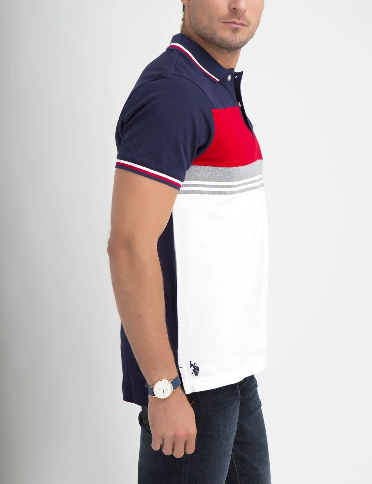 FLAG COLORBLOCK POLO SHIRT - Image 2