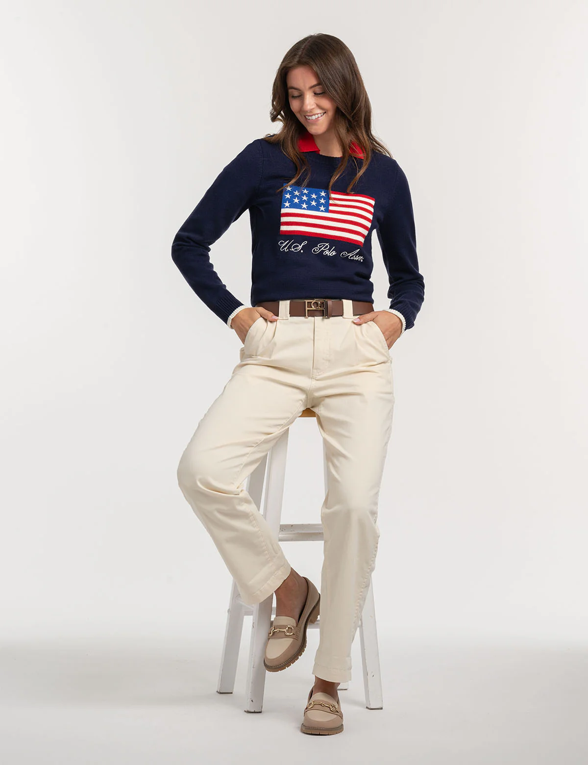FLAG CREW NECK SWEATER - Image 10