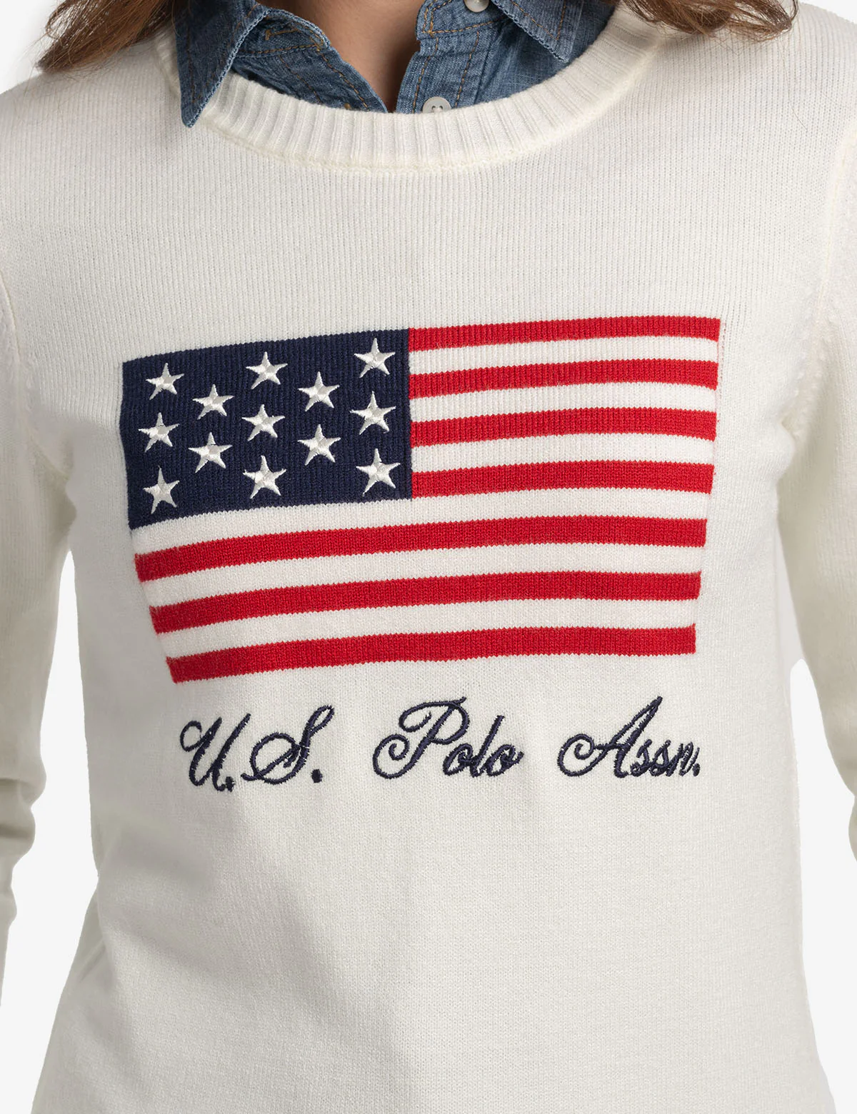FLAG CREW NECK SWEATER - Image 2