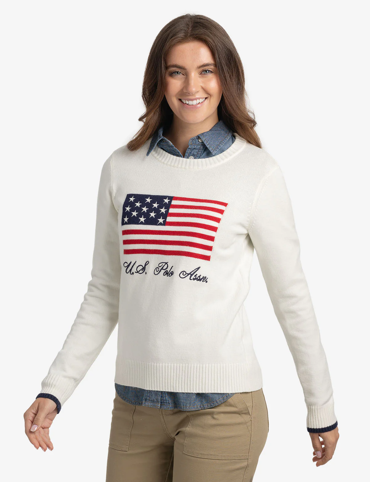 FLAG CREW NECK SWEATER - Image 4