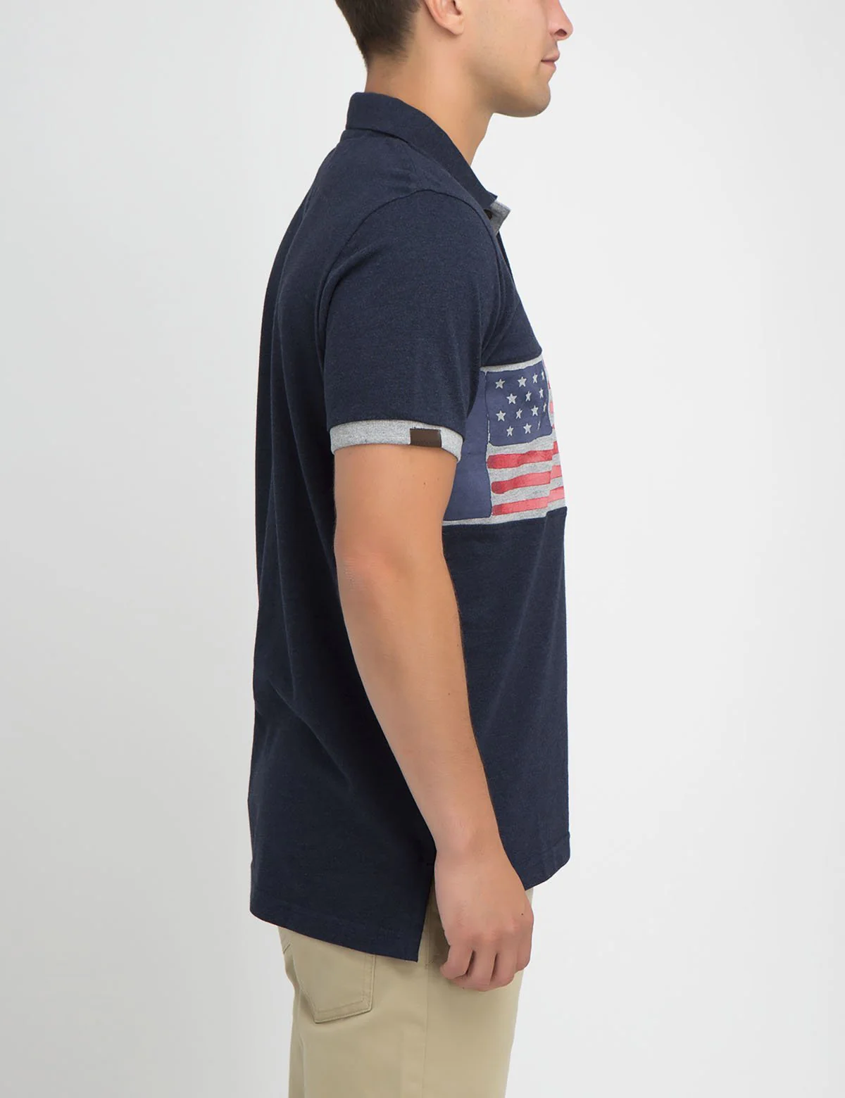 FLAG PRINT POLO SHIRT - Image 2