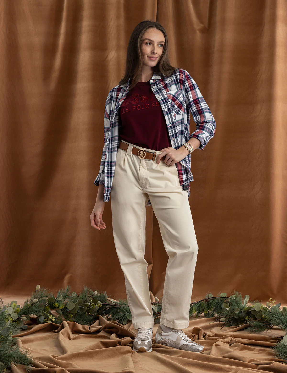 FLANNEL PLAID LONG SLEEVE SHIRT - Image 12