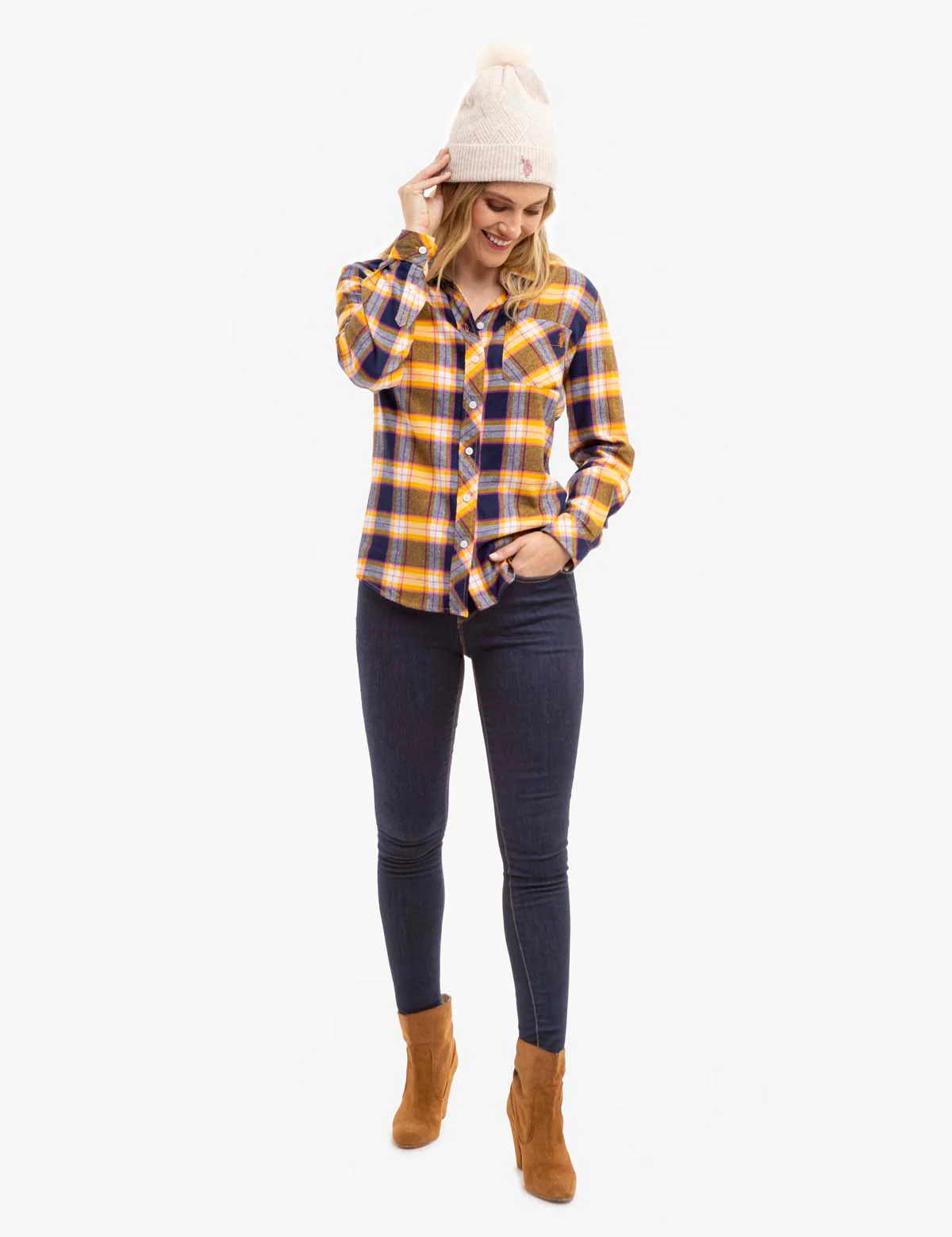FLANNEL PLAID LONG SLEEVE SHIRT - Image 4
