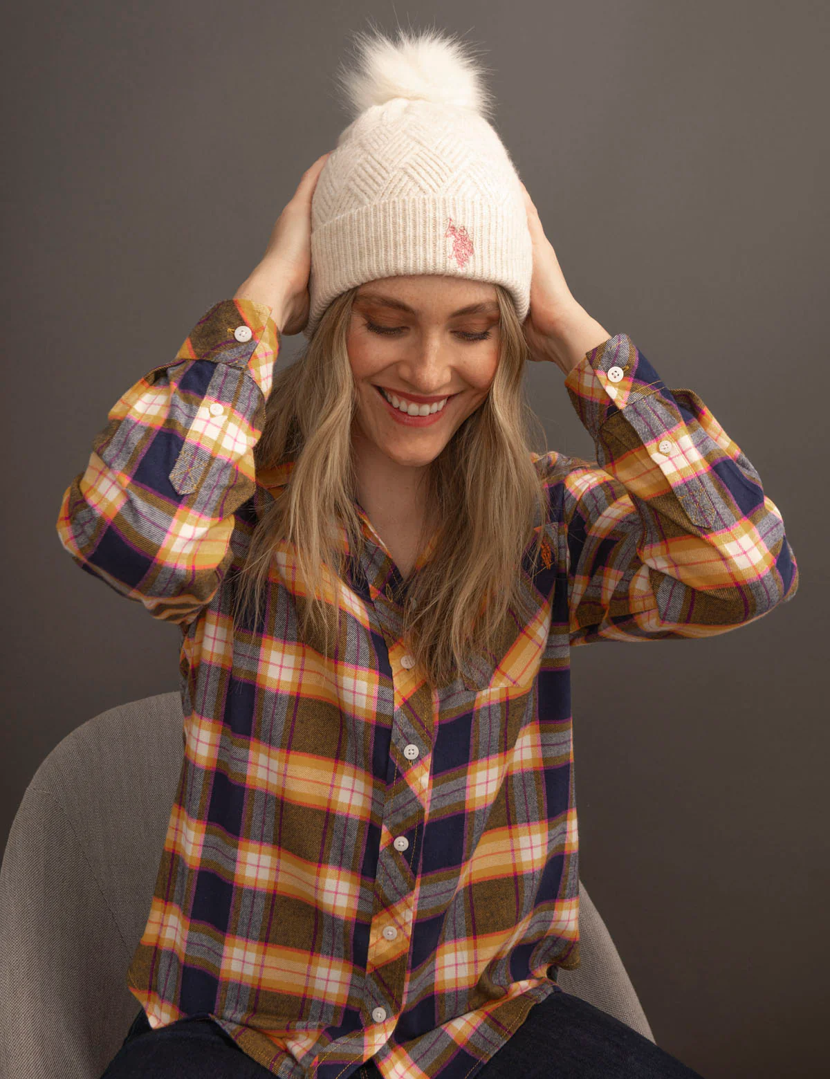 FLANNEL PLAID LONG SLEEVE SHIRT - Image 6