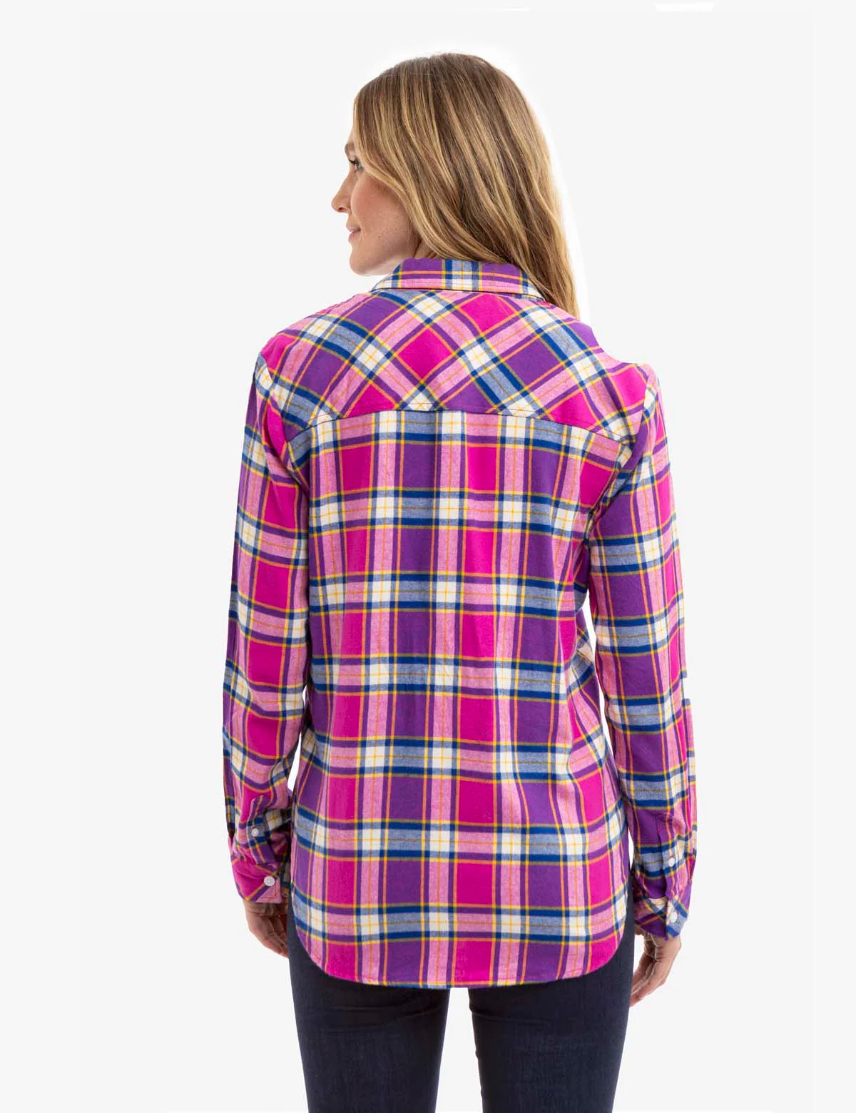 FLANNEL PLAID LONG SLEEVE SHIRT - Image 9