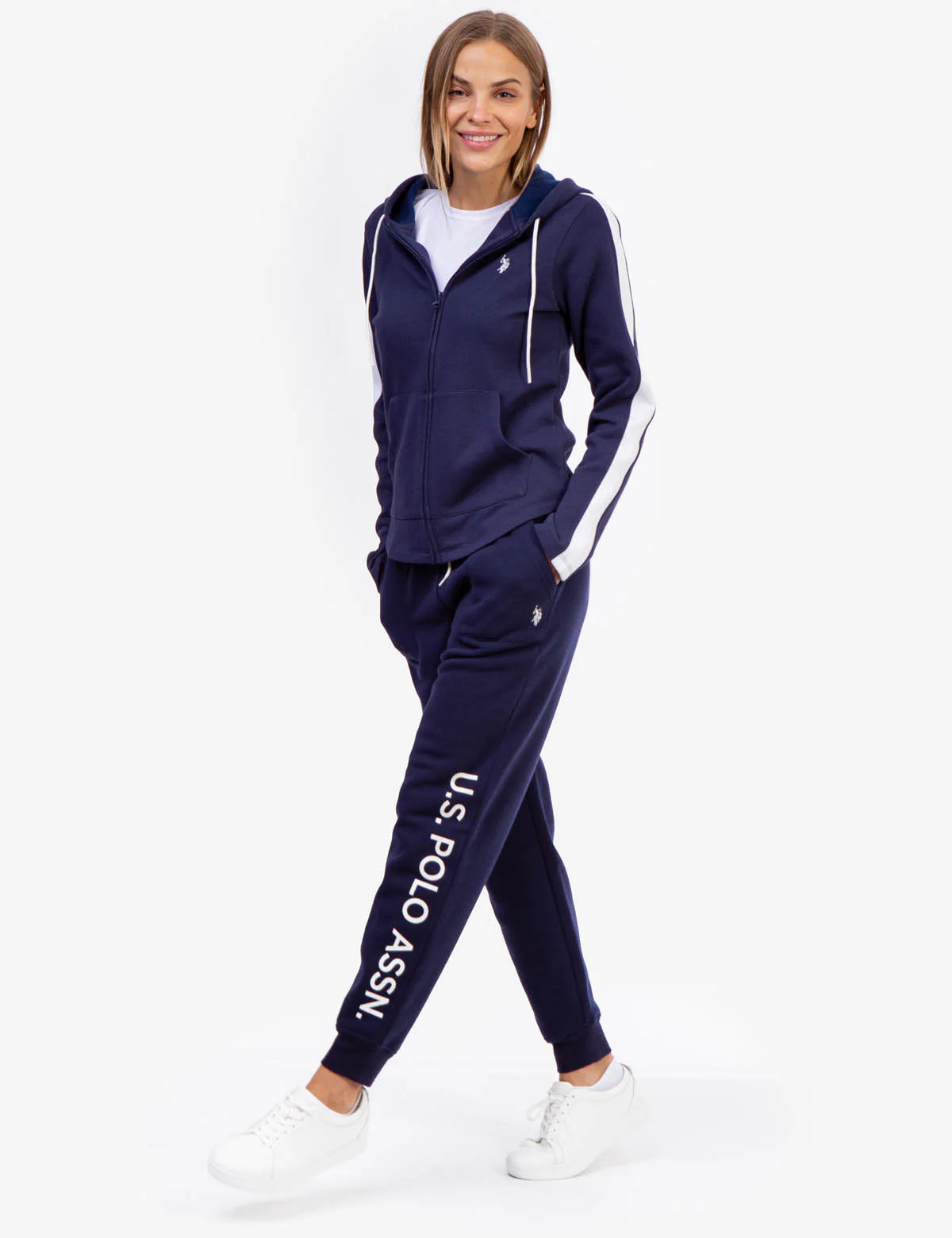 FLEECE ACTIVE ZIP UP HOODIE - Image 2