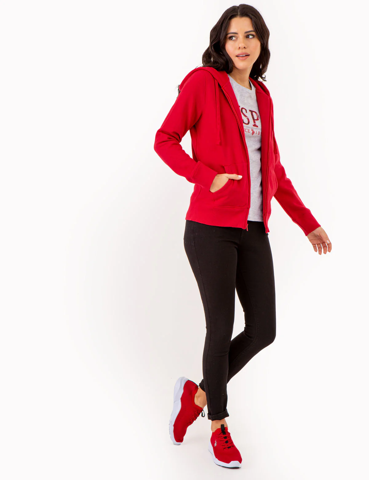 FLEECE FULL ZIP LOGO HOODIE - Image 15