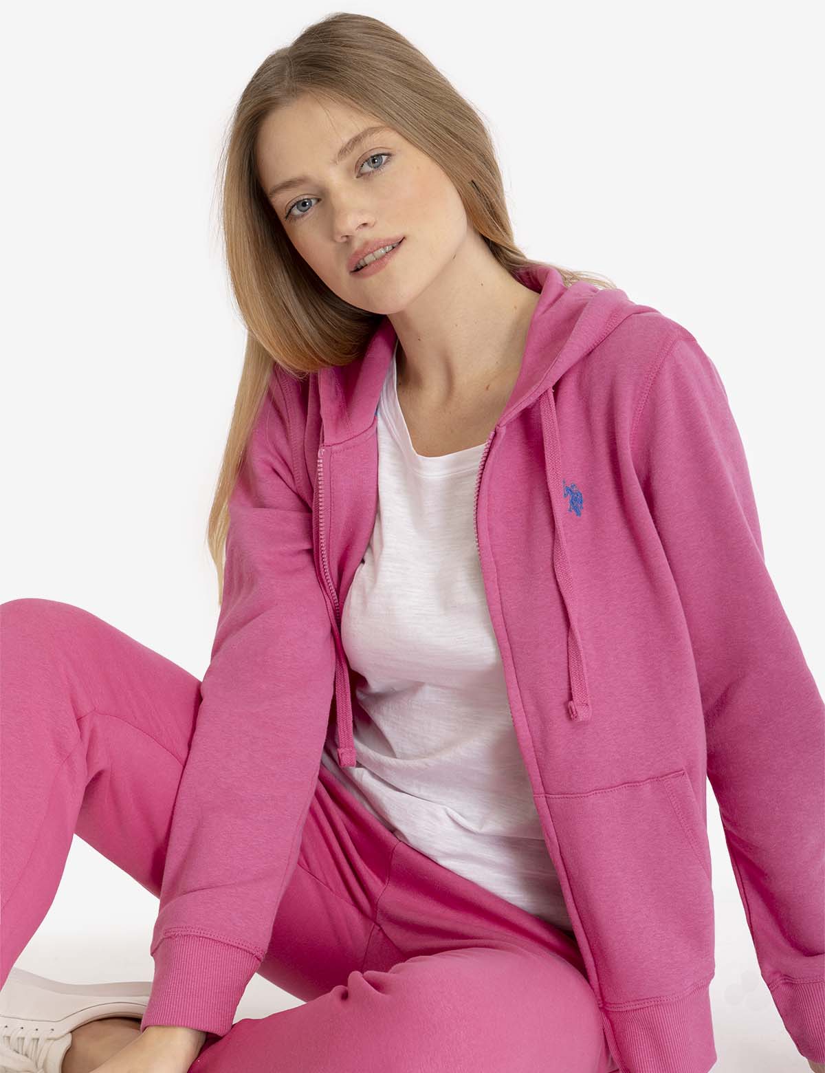 FLEECE FULL ZIP LOGO HOODIE - Image 7
