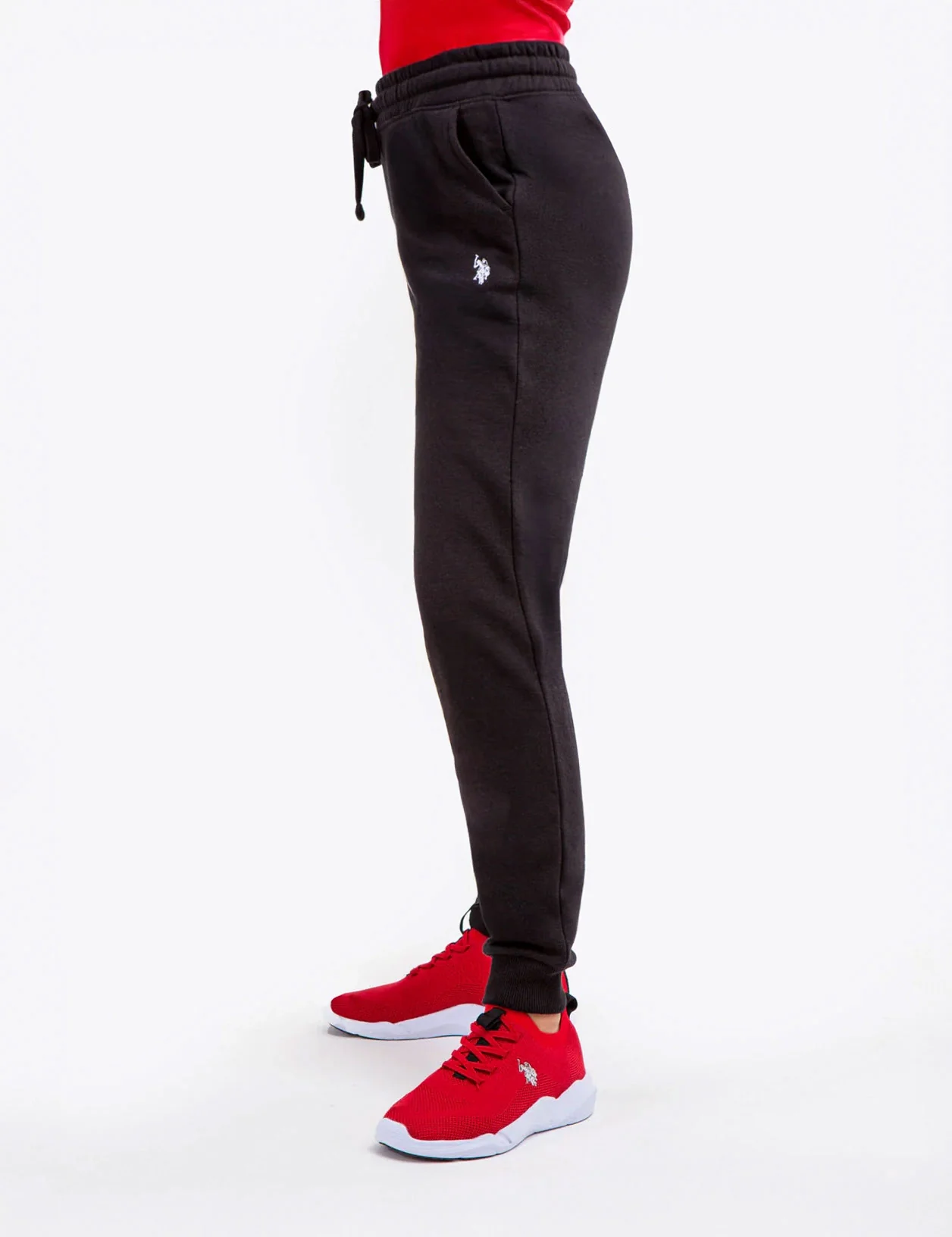 FLEECE HIGH WAISTED LOGO JOGGER - Image 11