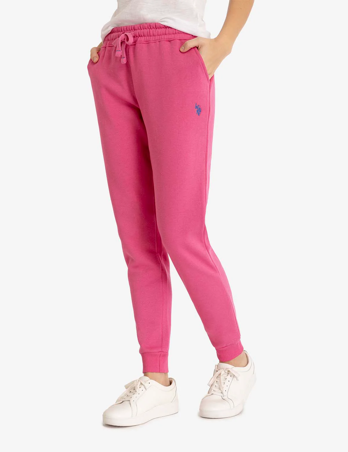 FLEECE HIGH WAISTED LOGO JOGGER - Image 7
