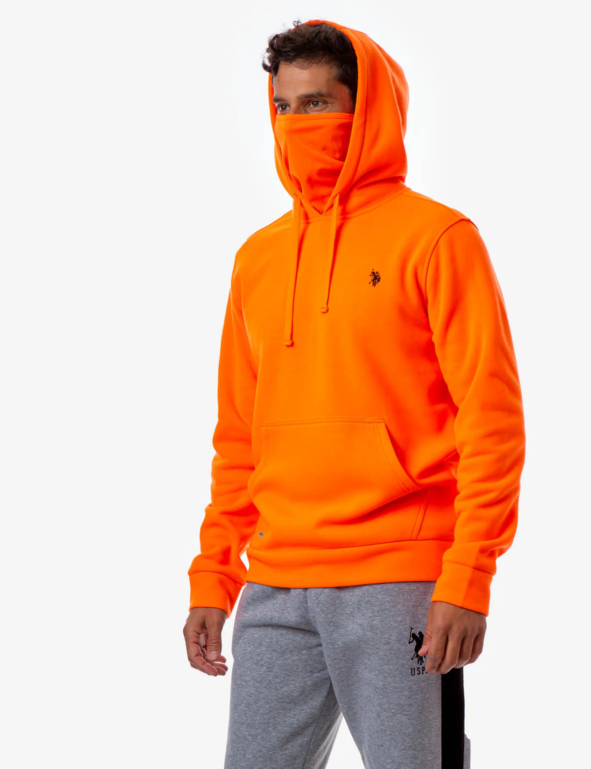 FLEECE MASK HOODIE