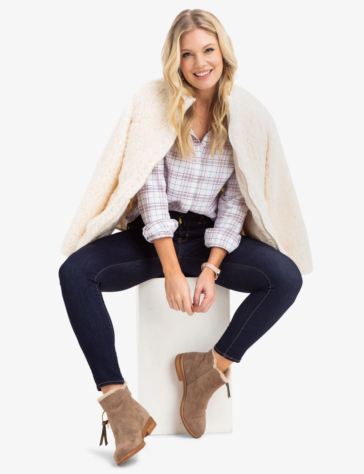 FLEECE ZIP UP JACKET - Image 2