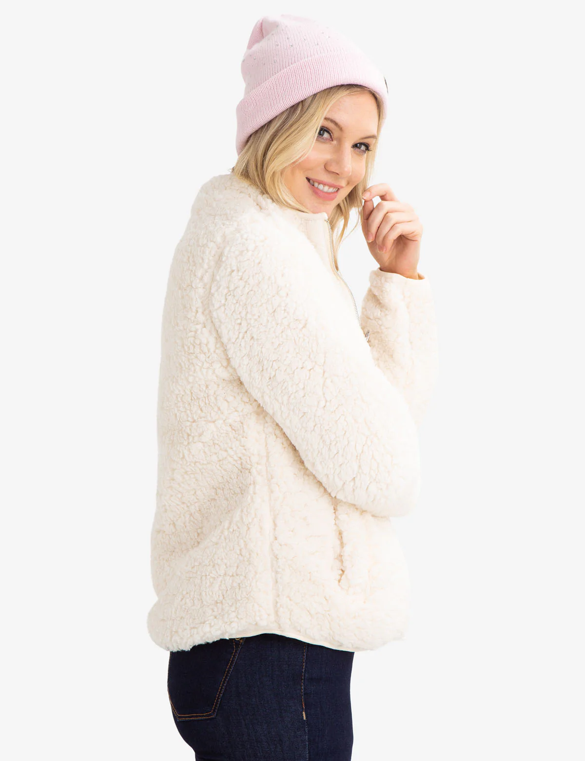 FLEECE ZIP UP JACKET - Image 3