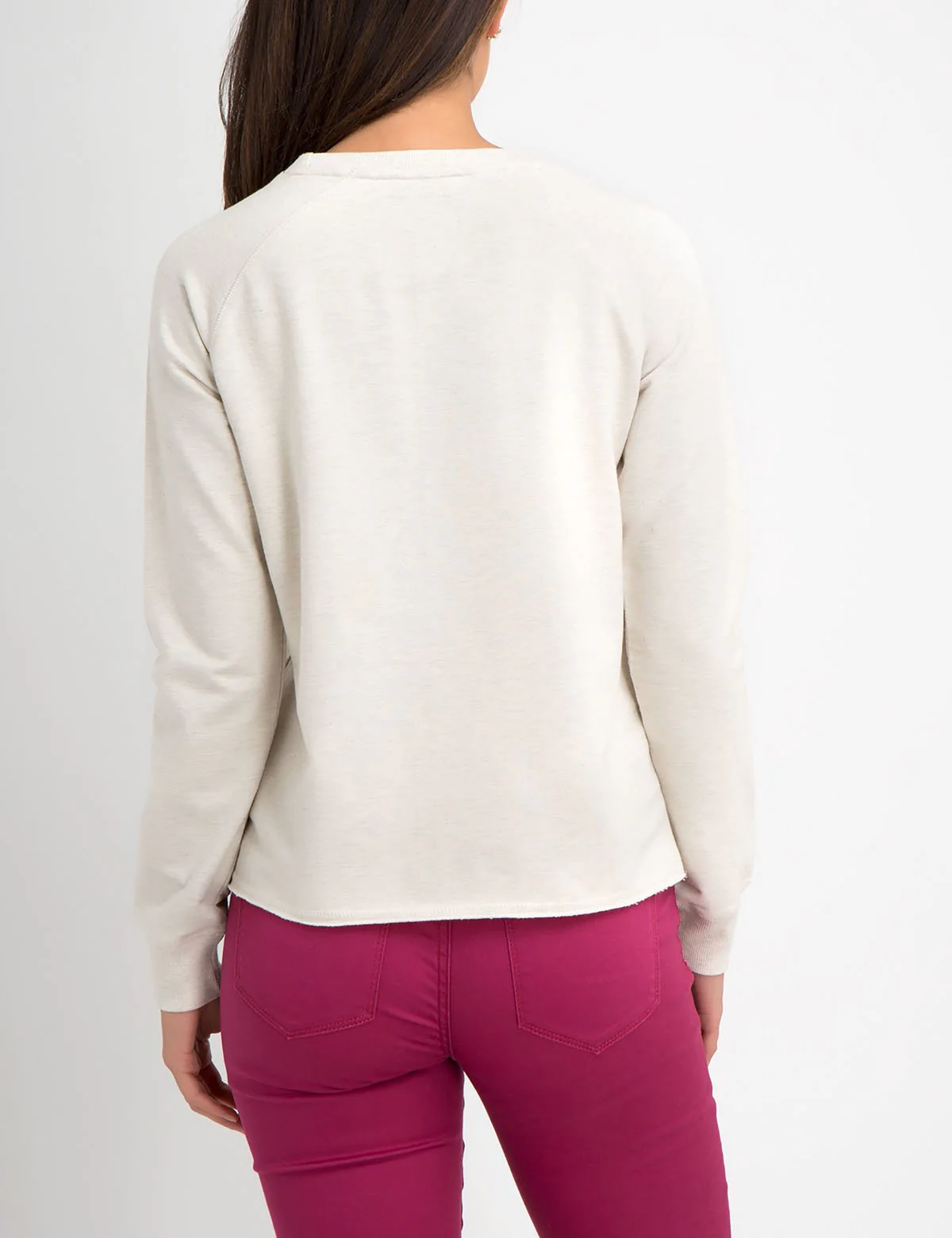 FLORAL APPLIQUE LONG SLEEVE SWEATSHIRT - Image 13