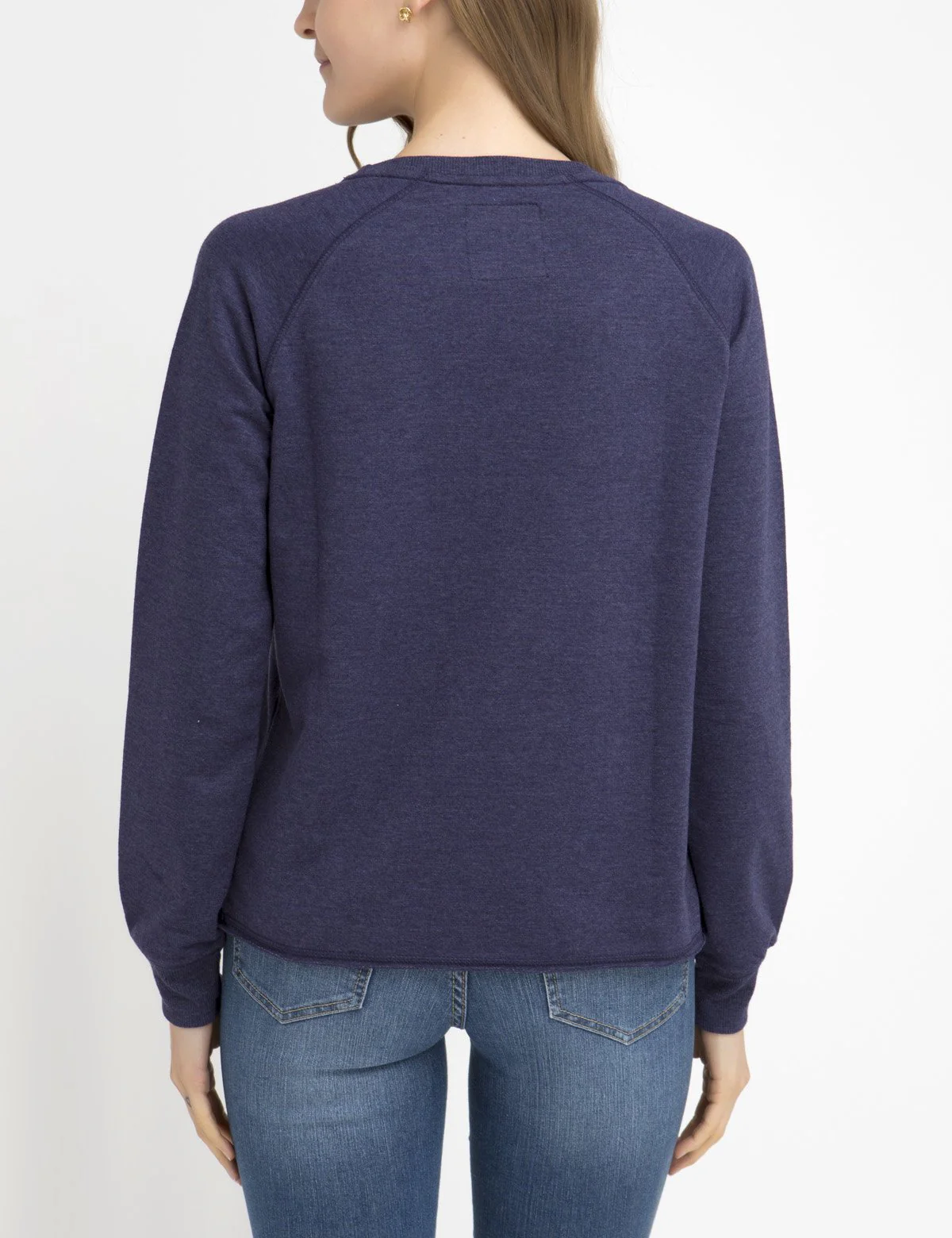 FLORAL APPLIQUE LONG SLEEVE SWEATSHIRT - Image 3