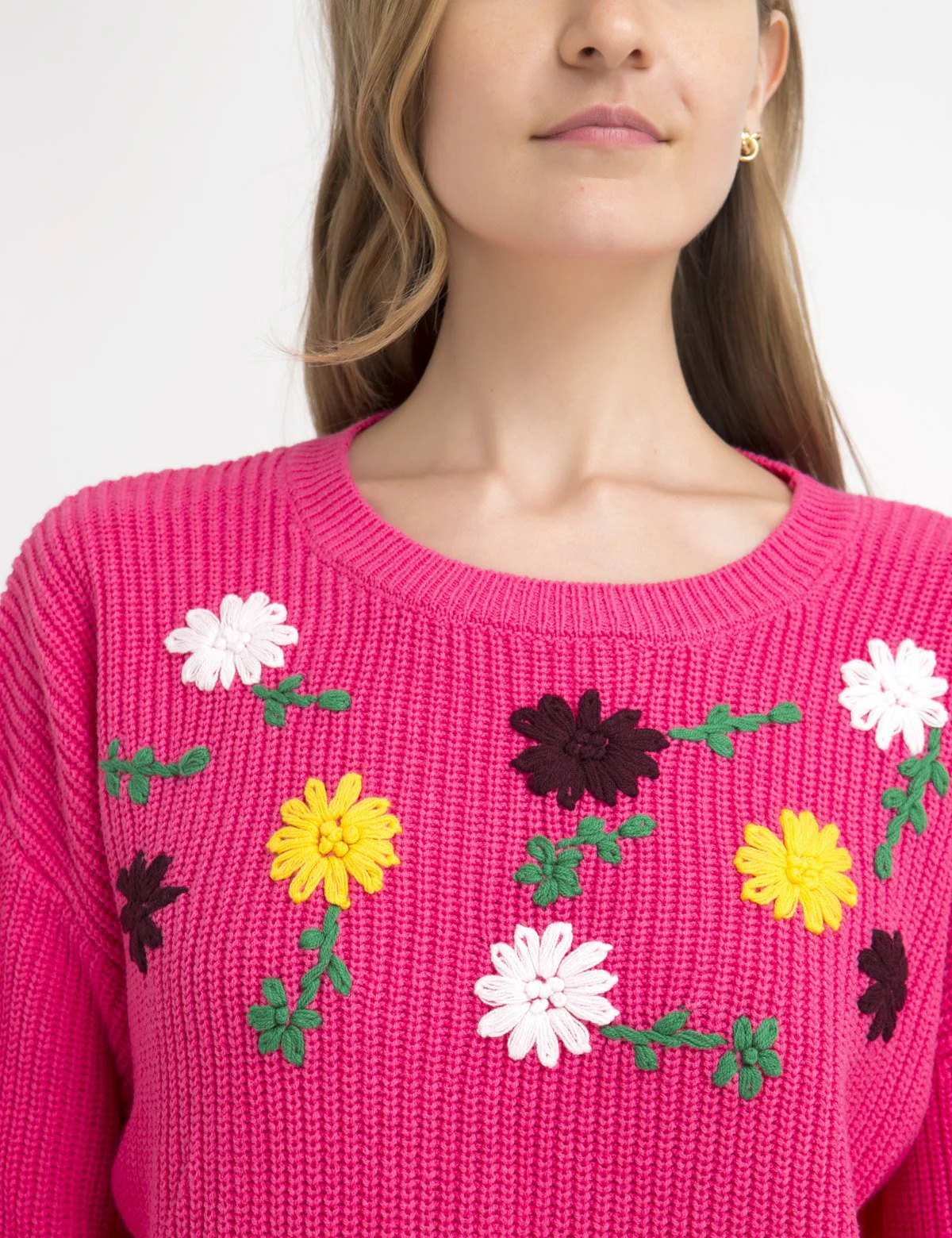 FLORAL EMBROIDERED SWEATER - Image 7