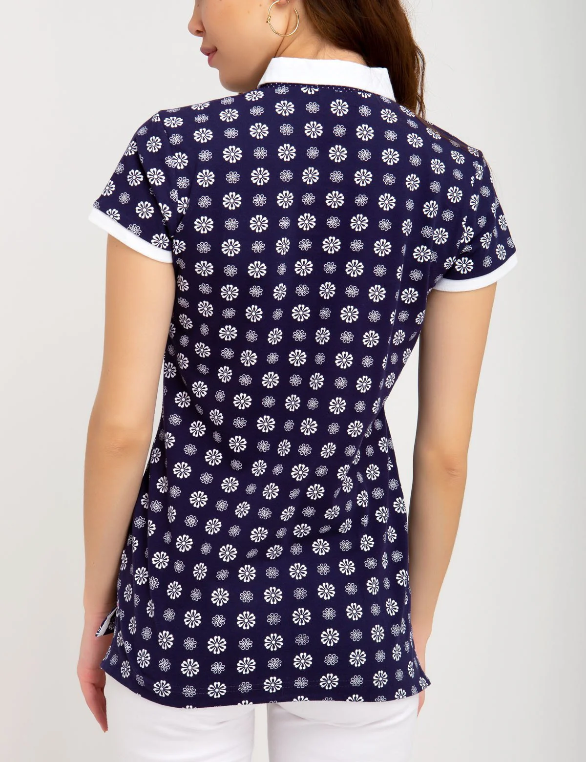 FLORAL POLO SHIRT - Image 3