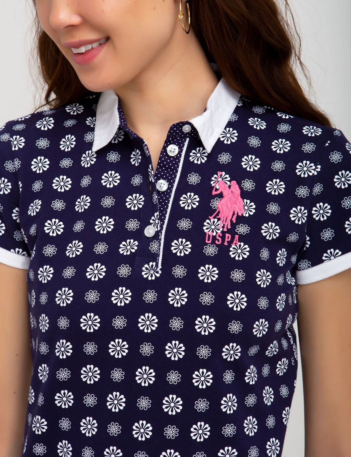 FLORAL POLO SHIRT - Image 4