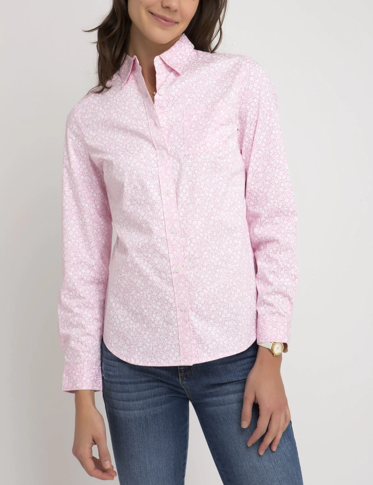 Floral Poplin Shirt