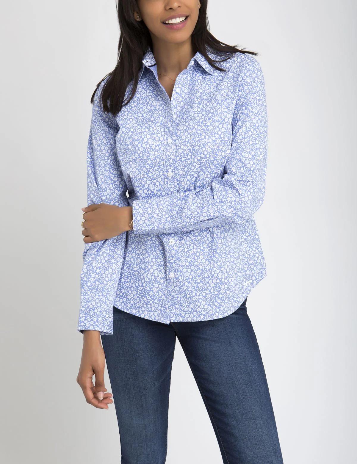 Floral Poplin Shirt - Image 10