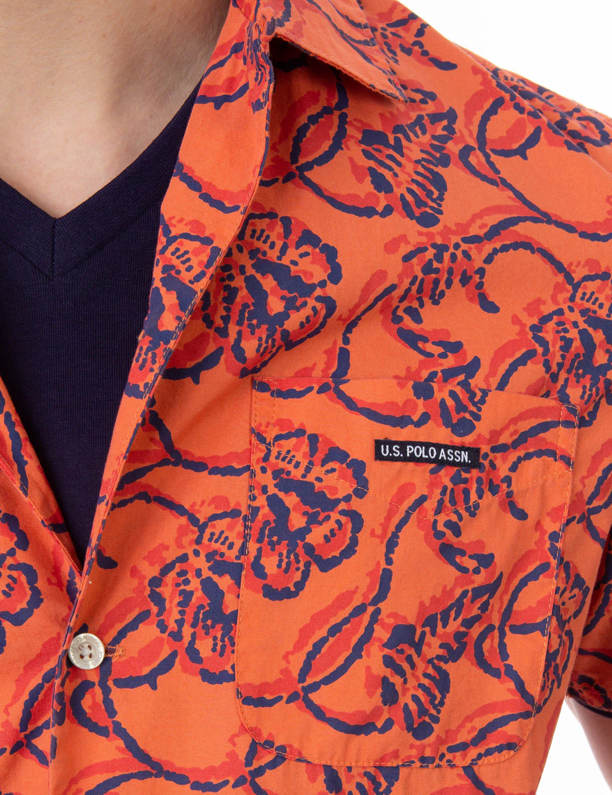 FLORAL POPLIN SHORT SLEEVE SHIRT - Image 5