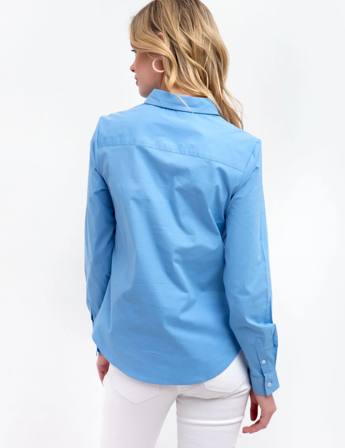 FLORAL POPLIN TOP - Image 9