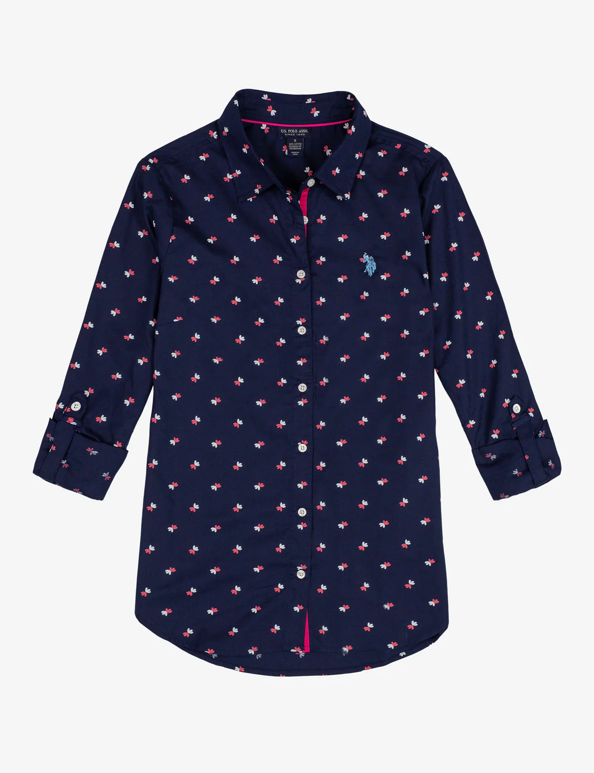 FLORAL PRINT LONG SLEEVE SHIRT
