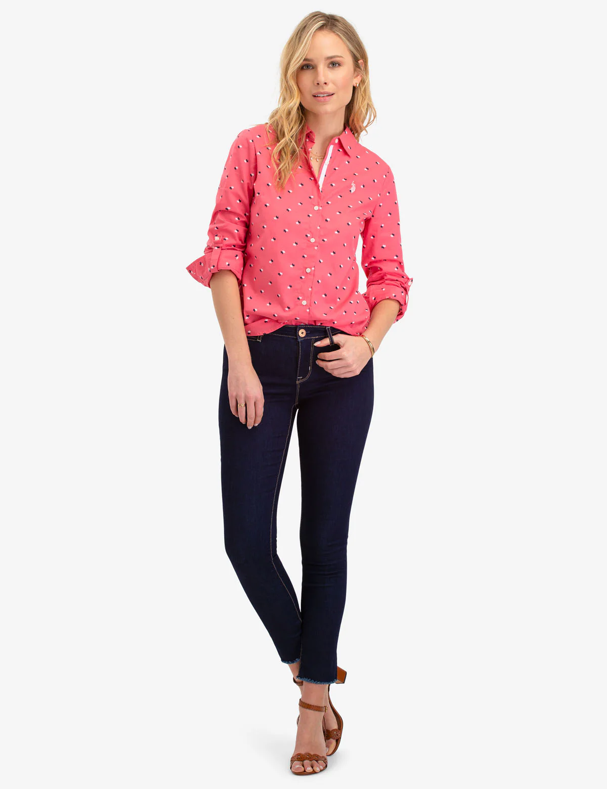 FLORAL PRINT LONG SLEEVE SHIRT - Image 3
