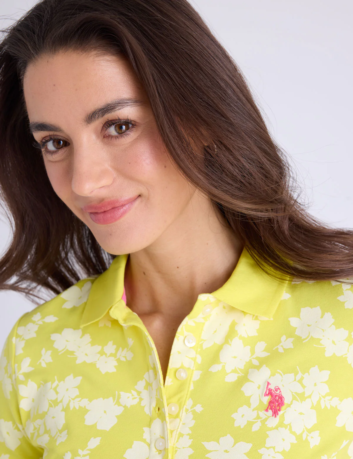 FLORAL PRINT POLO SHIRT - Image 6