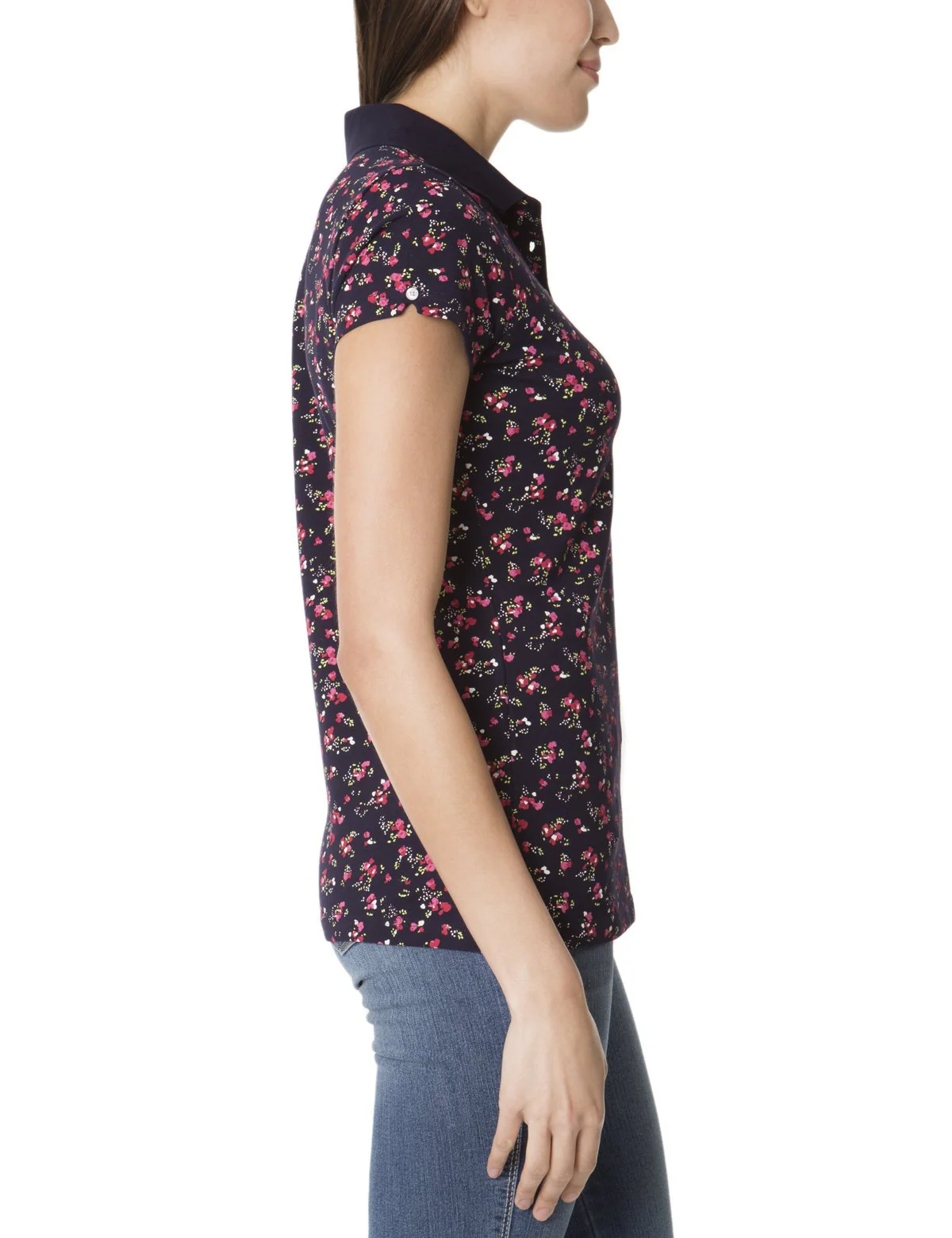 Floral Print Polo Shirt - Image 5
