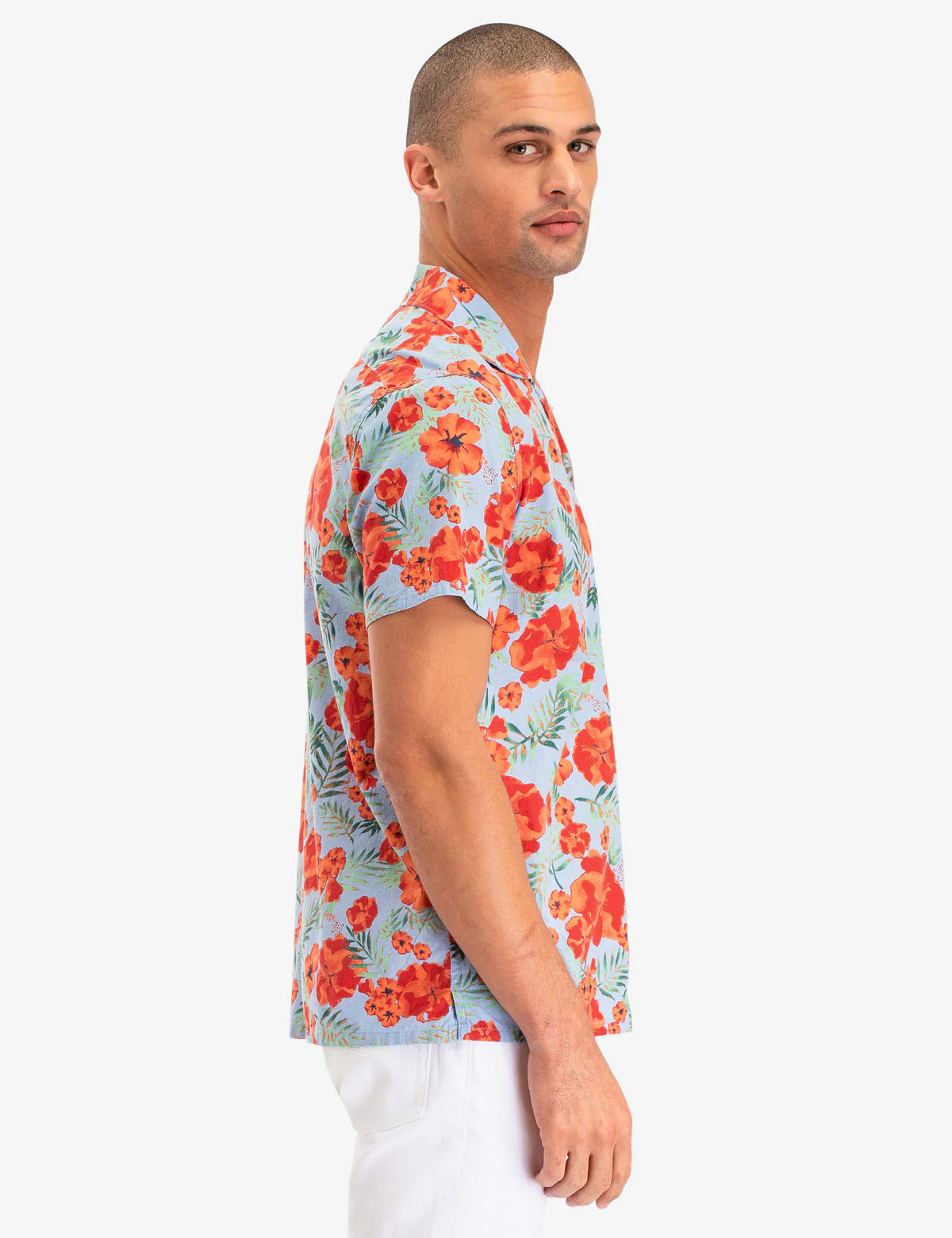 FLORAL PRINT CAMP SHIRT - Image 3