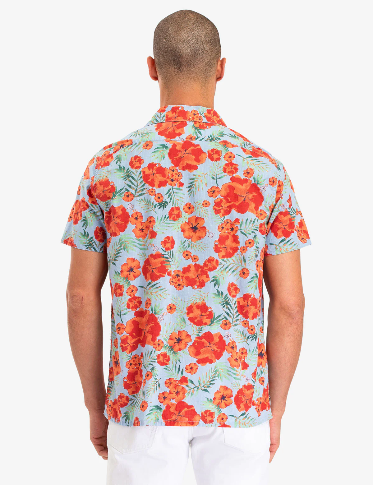 FLORAL PRINT CAMP SHIRT - Image 4