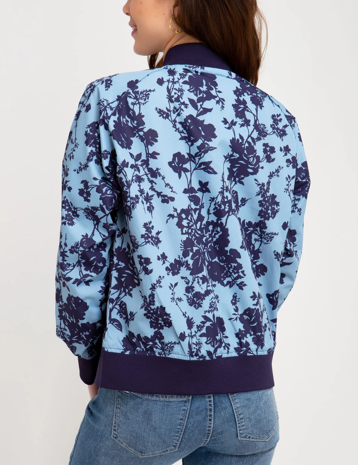 FLORAL PRINTED BOMBER - Image 3